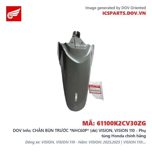 CHẮN BÙN TRƯỚC *NHC60P* (dè) VISION, VISION 110 - Phụ tùng Honda chính hãng
