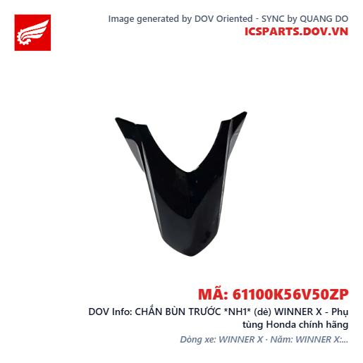CHẮN BÙN TRƯỚC *NH1* (dè) WINNER X - Phụ tùng Honda chính hãng