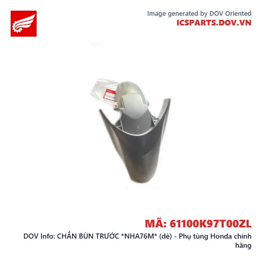 CHẮN BÙN TRƯỚC *NHA76M* (dè) - Phụ tùng Honda chính hãng