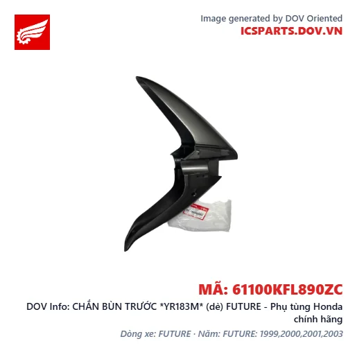 CHẮN BÙN TRƯỚC *YR183M* (dè) FUTURE - Phụ tùng Honda chính hãng