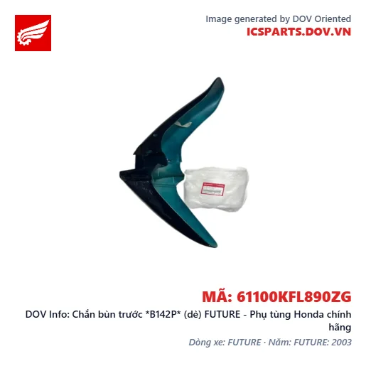 Chắn bùn trước *B142P* (dè) FUTURE - Phụ tùng Honda chính hãng