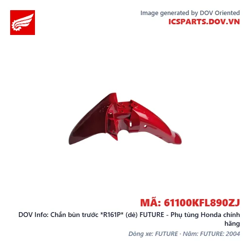 Chắn bùn trước *R161P* (dè) FUTURE - Phụ tùng Honda chính hãng
