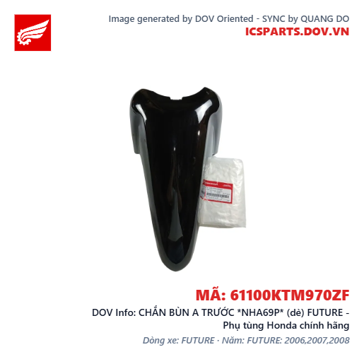 CHẮN BÙN A TRƯỚC *NHA69P* (dè) FUTURE - Phụ tùng Honda chính hãng