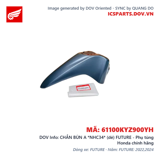 CHẮN BÙN A *NHC34* (dè) FUTURE - Phụ tùng Honda chính hãng