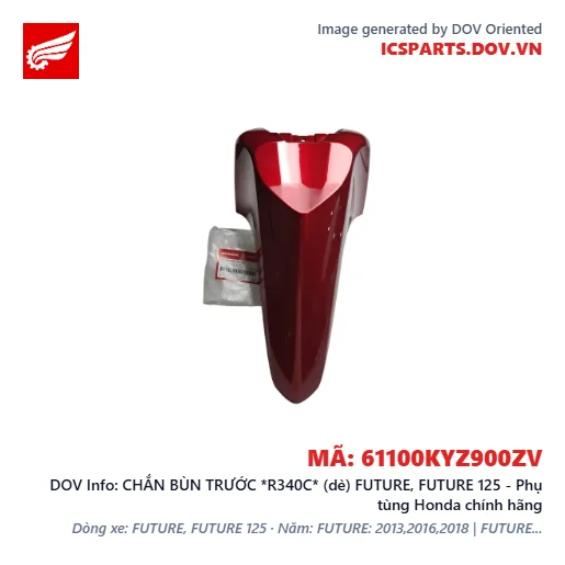 CHẮN BÙN TRƯỚC *R340C* (dè) FUTURE, FUTURE 125 - Phụ tùng Honda chính hãng