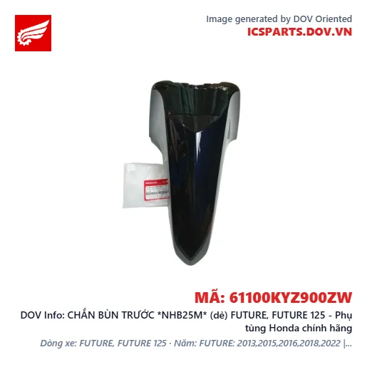 CHẮN BÙN TRƯỚC *NHB25M* (dè) FUTURE, FUTURE 125 - Phụ tùng Honda chính hãng