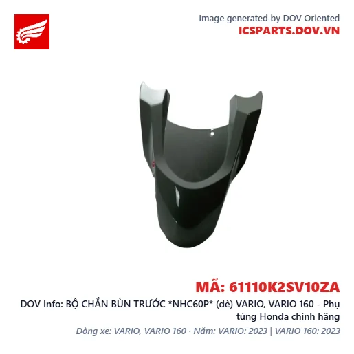 BỘ CHẮN BÙN TRƯỚC *NHC60P* (dè) VARIO, VARIO 160 - Phụ tùng Honda chính hãng