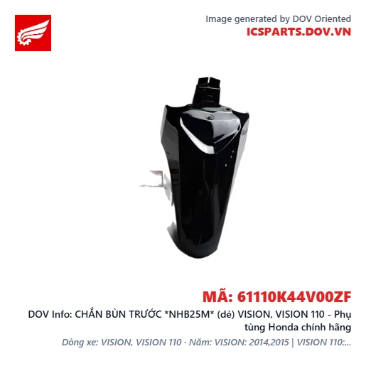 CHẮN BÙN TRƯỚC *NHB25M* (dè) VISION, VISION 110 - Phụ tùng Honda chính hãng