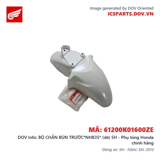 BỘ CHẮN BÙN TRƯỚC*NHB35* (dè) SH - Phụ tùng Honda chính hãng