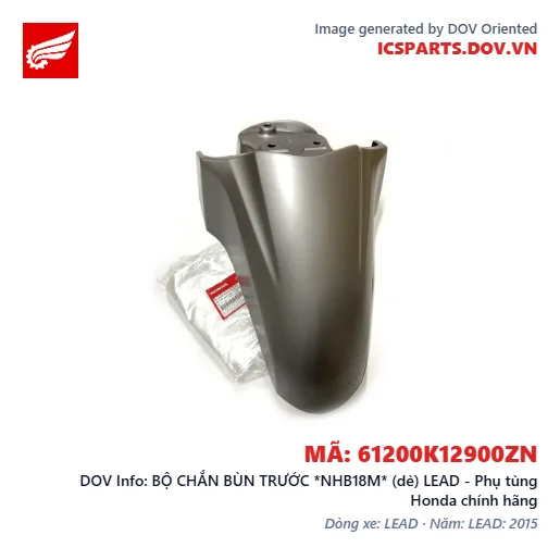 BỘ CHẮN BÙN TRƯỚC *NHB18M* (dè) LEAD - Phụ tùng Honda chính hãng