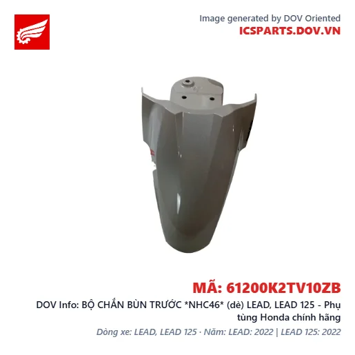 BỘ CHẮN BÙN TRƯỚC *NHC46* (dè) LEAD, LEAD 125 - Phụ tùng Honda chính hãng