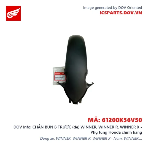CHẮN BÙN B TRƯỚC (dè) WINNER, WINNER R, WINNER X - Phụ tùng Honda chính hãng