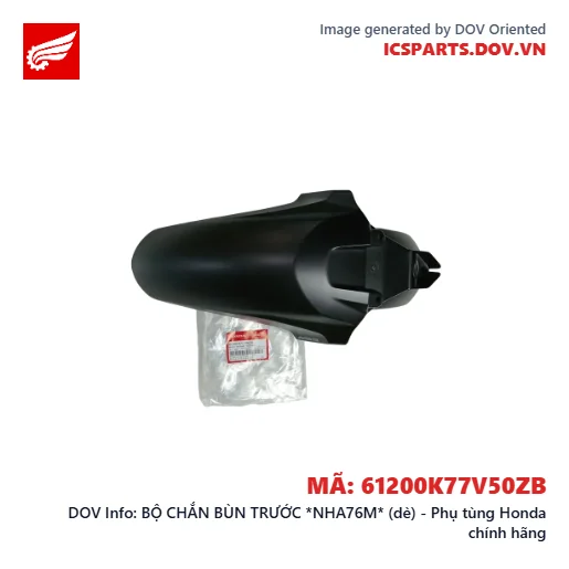 BỘ CHẮN BÙN TRƯỚC *NHA76M* (dè) - Phụ tùng Honda chính hãng