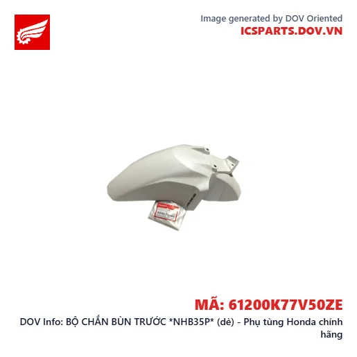 BỘ CHẮN BÙN TRƯỚC *NHB35P* (dè) - Phụ tùng Honda chính hãng