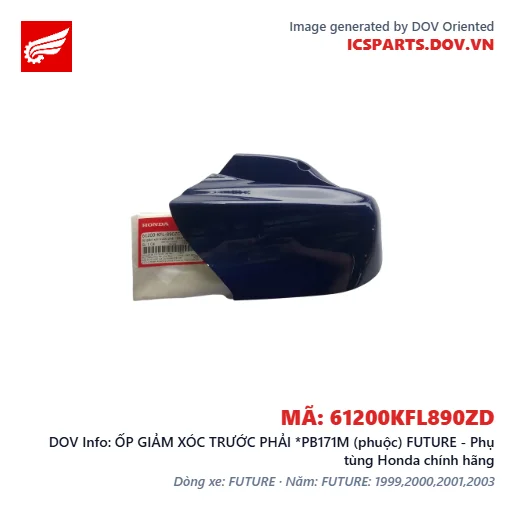 ỐP GIẢM XÓC TRƯỚC PHẢI *PB171M (phuộc) FUTURE - Phụ tùng Honda chính hãng