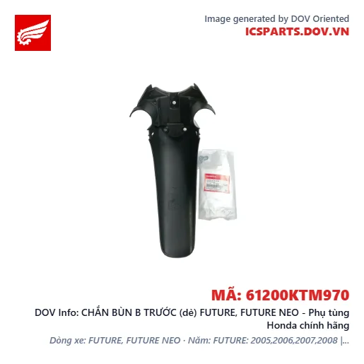 CHẮN BÙN B TRƯỚC (dè) FUTURE, FUTURE NEO - Phụ tùng Honda chính hãng