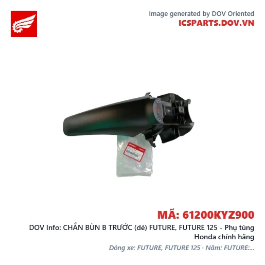 CHẮN BÙN B TRƯỚC (dè) FUTURE, FUTURE 125 - Phụ tùng Honda chính hãng
