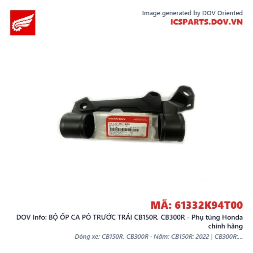 BỘ ỐP CA PÔ TRƯỚC TRÁI CB150R, CB300R - Phụ tùng Honda chính hãng