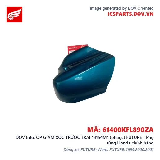 ỐP GIẢM XÓC TRƯỚC TRÁI *B154M* (phuộc) FUTURE - Phụ tùng Honda chính hãng