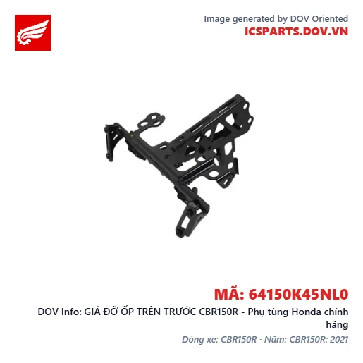 GIÁ ĐỠ ỐP TRÊN TRƯỚC CBR150R - Phụ tùng Honda chính hãng