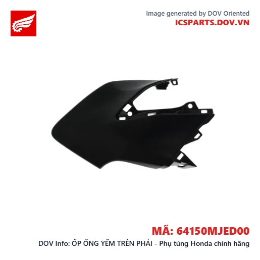 ỐP ỐNG YẾM TRÊN PHẢI - Phụ tùng Honda chính hãng