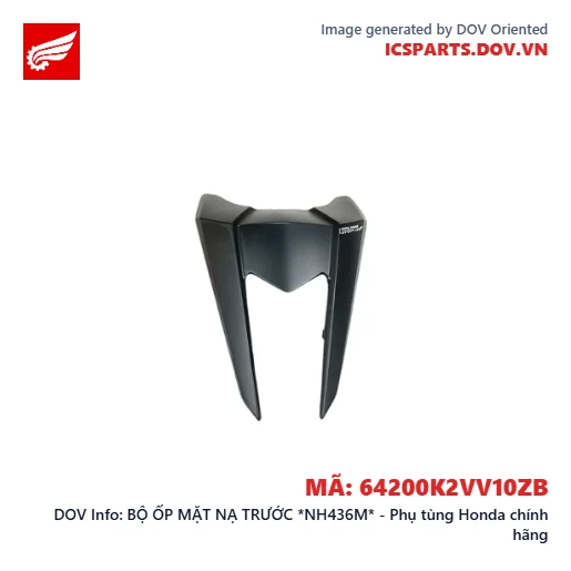 BỘ ỐP MẶT NẠ TRƯỚC *NH436M* - Phụ tùng Honda chính hãng
