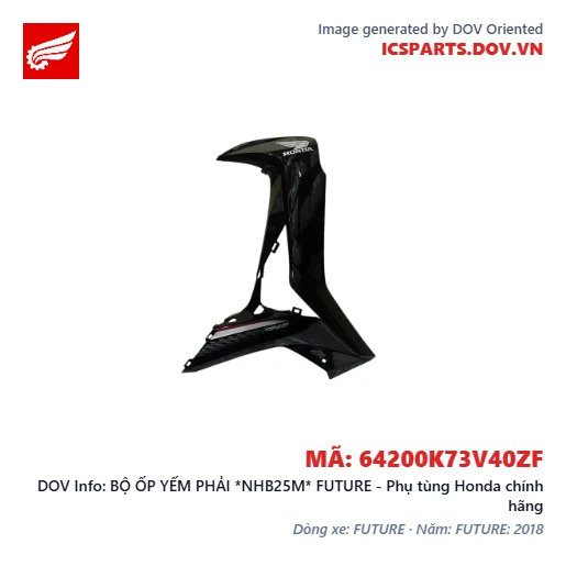 BỘ ỐP YẾM PHẢI *NHB25M* FUTURE - Phụ tùng Honda chính hãng