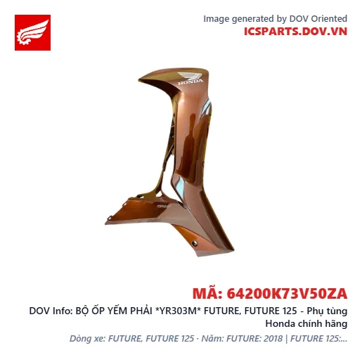 BỘ ỐP YẾM PHẢI *YR303M* FUTURE, FUTURE 125 - Phụ tùng Honda chính hãng
