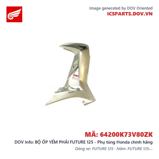 BỘ ỐP YẾM PHẢI FUTURE 125 - Phụ tùng Honda chính hãng