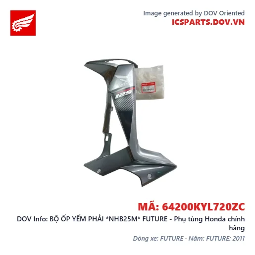 BỘ ỐP YẾM PHẢI *NHB25M* FUTURE - Phụ tùng Honda chính hãng