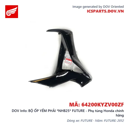 BỘ ỐP YẾM PHẢI *NHB25* FUTURE - Phụ tùng Honda chính hãng