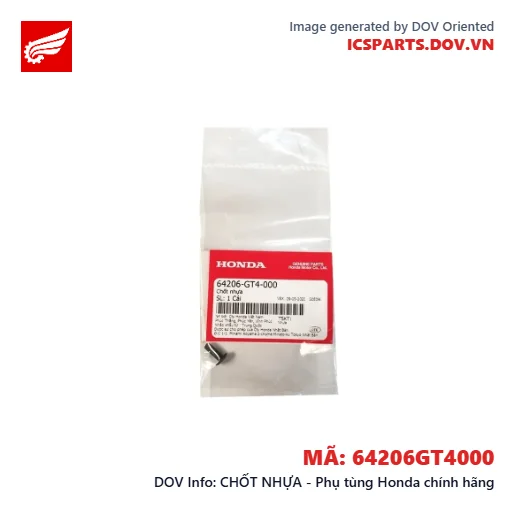 CHỐT NHỰA - Phụ tùng Honda chính hãng