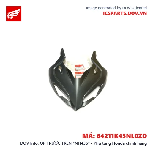 ỐP TRƯỚC TRÊN *NH436* - Phụ tùng Honda chính hãng