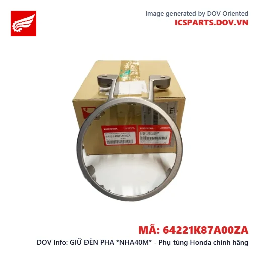 GIỮ ĐÈN PHA *NHA40M* - Phụ tùng Honda chính hãng