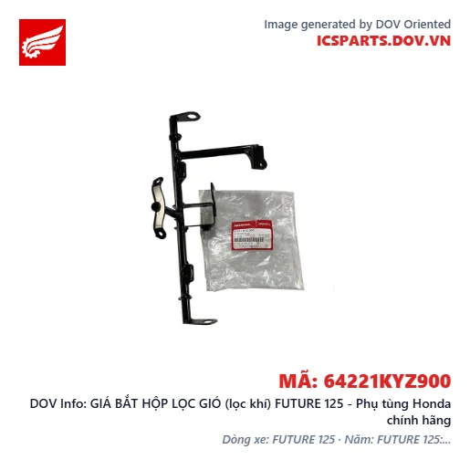 GIÁ BẮT HỘP LỌC GIÓ (lọc khí) FUTURE 125 - Phụ tùng Honda chính hãng