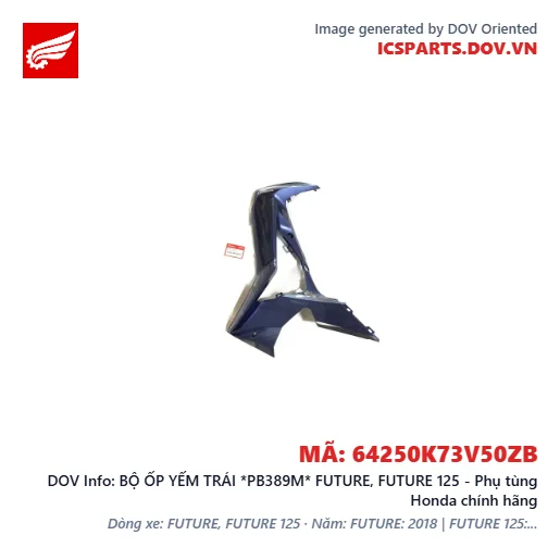 BỘ ỐP YẾM TRÁI *PB389M* FUTURE, FUTURE 125 - Phụ tùng Honda chính hãng