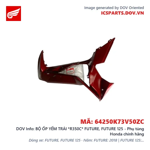 BỘ ỐP YẾM TRÁI *R350C* FUTURE, FUTURE 125 - Phụ tùng Honda chính hãng