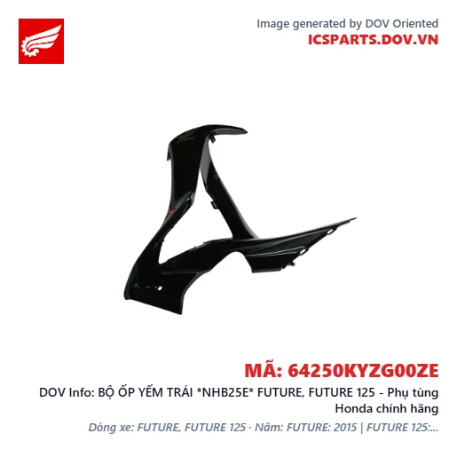 BỘ ỐP YẾM TRÁI *NHB25E* FUTURE, FUTURE 125 - Phụ tùng Honda chính hãng