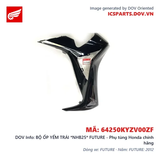 BỘ ỐP YẾM TRÁI *NHB25* FUTURE - Phụ tùng Honda chính hãng