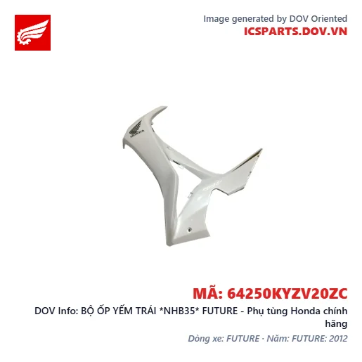 BỘ ỐP YẾM TRÁI *NHB35* FUTURE - Phụ tùng Honda chính hãng