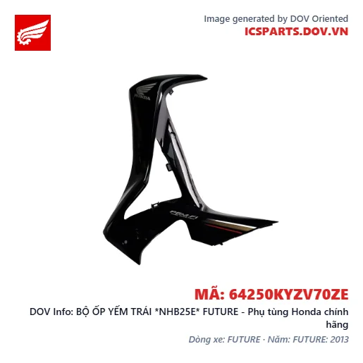 BỘ ỐP YẾM TRÁI *NHB25E* FUTURE - Phụ tùng Honda chính hãng