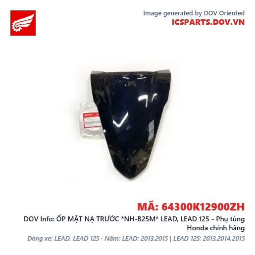 ỐP MẶT NẠ TRƯỚC *NH-B25M* LEAD, LEAD 125 - Phụ tùng Honda chính hãng