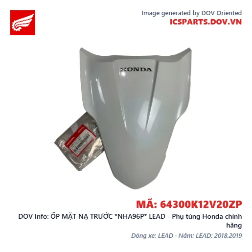 ỐP MẶT NẠ TRƯỚC *NHA96P* LEAD - Phụ tùng Honda chính hãng