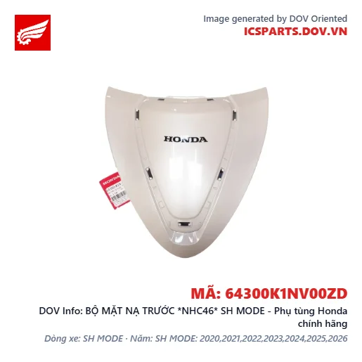 BỘ MẶT NẠ TRƯỚC *NHC46* SH MODE - Phụ tùng Honda chính hãng