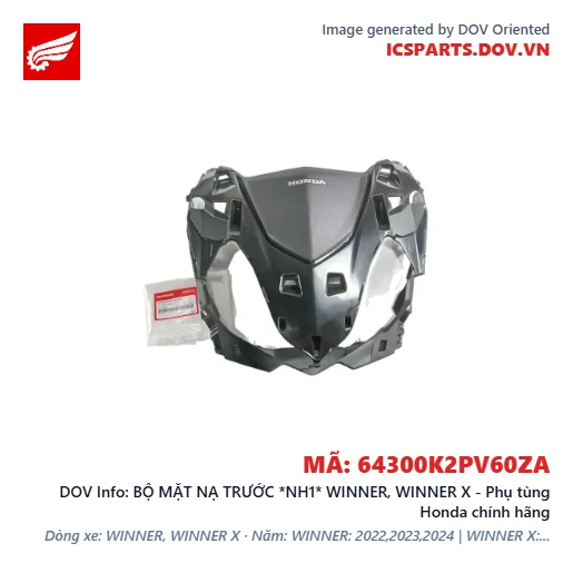 BỘ MẶT NẠ TRƯỚC *NH1* WINNER, WINNER X - Phụ tùng Honda chính hãng