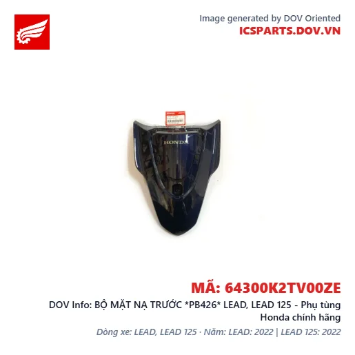 BỘ MẶT NẠ TRƯỚC *PB426* LEAD, LEAD 125 - Phụ tùng Honda chính hãng