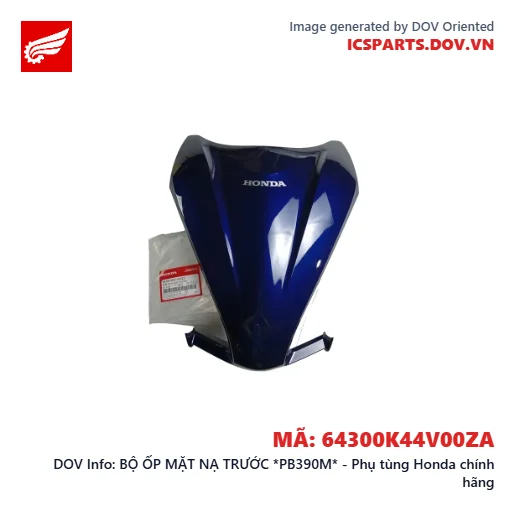 BỘ ỐP MẶT NẠ TRƯỚC *PB390M* - Phụ tùng Honda chính hãng
