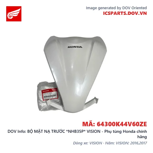 BỘ MẶT NẠ TRƯỚC *NHB35P* VISION - Phụ tùng Honda chính hãng