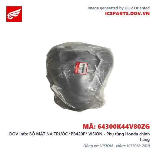 BỘ MẶT NẠ TRƯỚC *PB420P* VISION - Phụ tùng Honda chính hãng