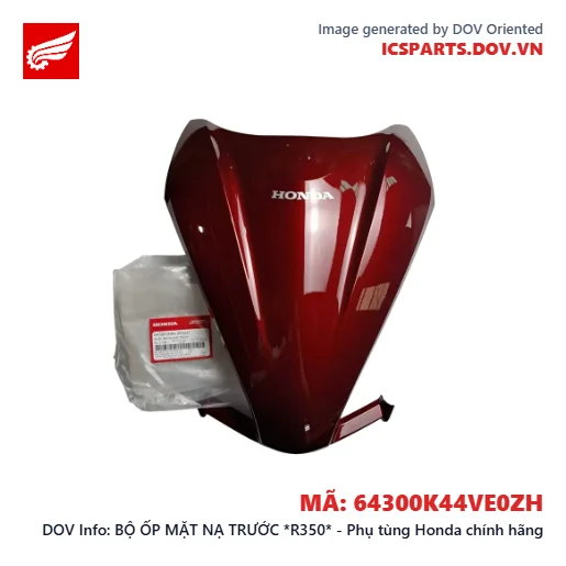 BỘ ỐP MẶT NẠ TRƯỚC *R350* - Phụ tùng Honda chính hãng